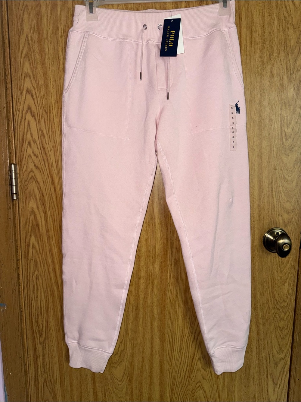 Ralph Lauren Light Pink Girls' Jogger Sweatpants